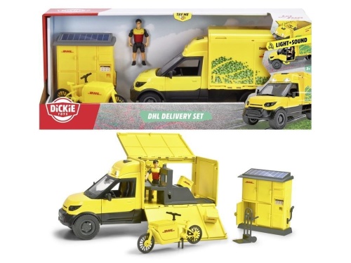 CITY Zestaw z pojazdem DHL 25cm, Dickie Toys