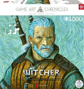 PUZZLE 1000 WIEDŹMIN: GERALT & VINCENT VAN GOGH