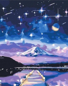 MALOWANIE PO NUMERACH - GWIAŹDZISTA NOC NAD...