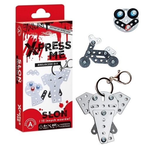 X-press Me brelok DIY słoń ALEX, Alexander