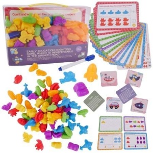 ZESTAW EDUKACYJNY NAUKA KOLORÓW LICZENIA, MAKSIK