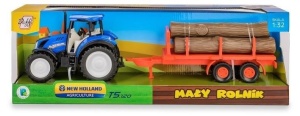 TRAKTOR NEW HOLLAND T5 Z PRZYCZEPĄ DO PRZEWOZU