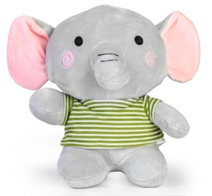 SŁOŃ W KOSZULCE SPANDEX 25CM, DAFFI
