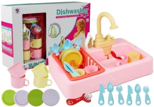 ZLEWOZMYWAK Z WODĄ + AKCESORIA, LEANTOYS