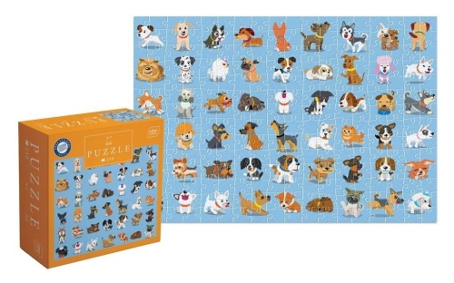 Puzzle 250 Kids 7 Dogs, INTERDRUK