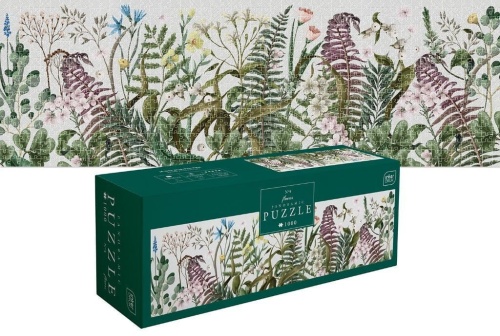 Puzzle panoramiczne 1000 Flowers 4, INTERDRUK