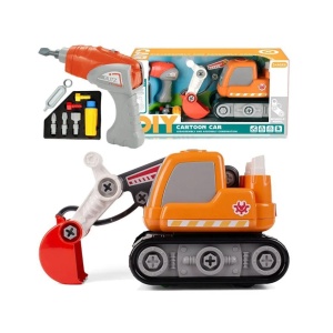 KOPARKA NA GĄSIENICACH DO SKRĘCANIA Z NARZĘDZIAMI