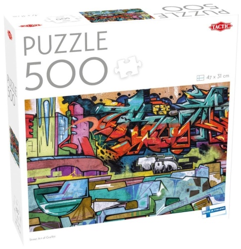 Puzzle 500 Sztuka uliczna graffiti, Tactic