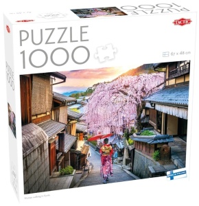 PUZZLE 1000 KOBIETA SPACERUJĄCA PO KIOTO, TACTIC