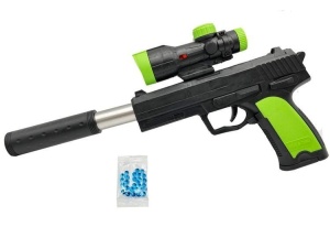 PISTOLET NA KULKI WODNE I PLASTIKOWE 6MM K99