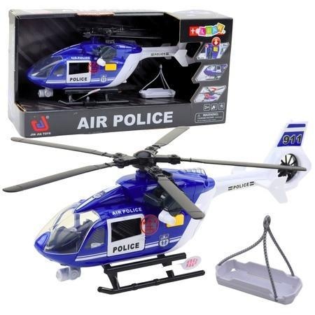 Helikopter policyjny hak + nosze 1:14, Leantoys