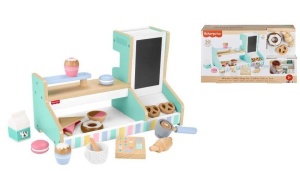 FISHER-PRICE. DREWNIANA KAWIARENKA, FISHER- PRICE