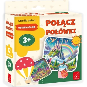 POŁĄCZ POŁÓWKI OBSERWACYJNE 3+, KANGUR