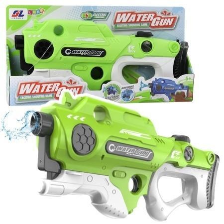 Karabin na wodę elektryczny zielony, Leantoys