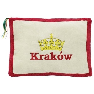 PODUSZKA KRAKÓW CZERWONA 34X24CM, BEPPE