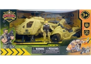 ZESTAW MILITARNY ZE ŚMIGŁOWCEM, MERKPOL