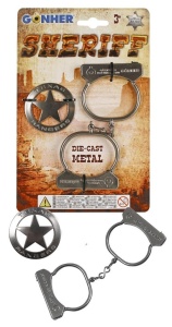 KAJDANKI + METALOWA ODZNAKA SZERYFA, GONHER