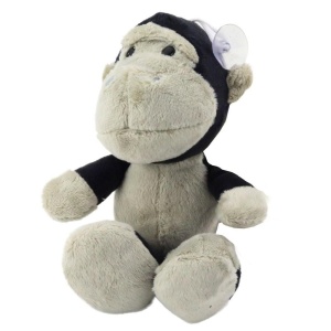 MASKOTKA PRZYTULANKA MAŁPKA 16CM, LEANTOYS
