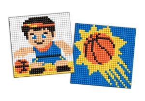 DIAMENTOWA MOZAIKA KIDS NAKLEJKA - KOSZYKÓWKA