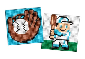 DIAMENTOWA MOZAIKA NAKLEJKA KIDS - SPORT BASEBALL