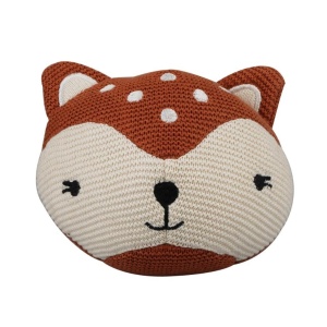 PIŁKA WEŁNIANA Z GRZECHOTKĄ JELONEK, BARBO TOYS