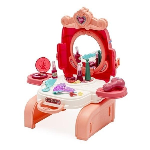 Salon kosmetyczny 3w1 dziewczęcy przenośny