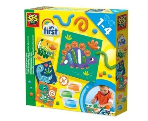 My first Karty aktywności dino z ciastoliną, SES