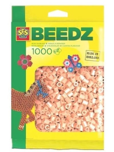 Koraliki do prasowania łosoś 1000szt, SES