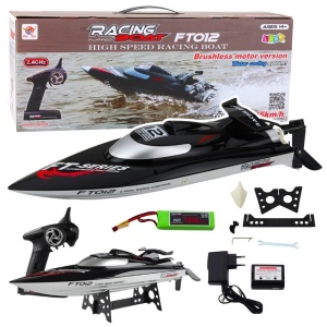 MOTORÓWKA RC CZARNA 50KM/H 2.4G, LEANTOYS