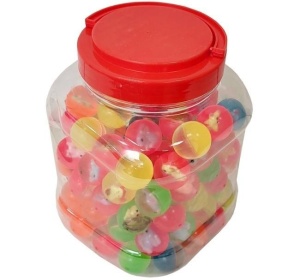 PIŁKA KAUCZUKOWA ZE ZWIERZAKIEM 25MM (100SZT)