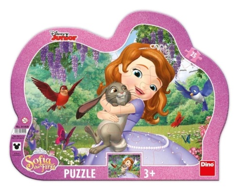 Puzzle 25 ramkowe Jej Wysokość Zosia, Dino Toys