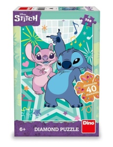 PUZZLE Z DIAMENCIKAMI 200 STITCH, DINO TOYS