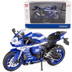 MOTOCYKL SPORTOWY WYŚCIGOWY 1:12, LENA