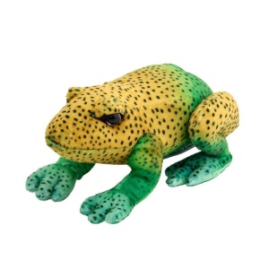 ŻABA ZIELONO-ŻÓŁTA 13CM, BEPPE