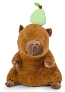 MASKOTKA KAPIBARA Z GRUSZKĄ 25CM, DAFFI