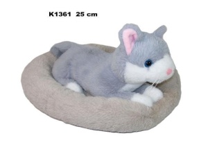 KOT W LEGOWISKU 25CM, SUN-DAY