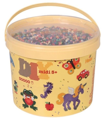 Koraliki Midi w wiaderku 30000el, Hama
