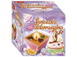 ŚWIECZKA DEKORACYJNA - CZEKOLADA&POMARAŃCZE