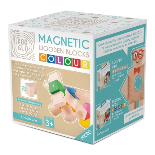 Klocki drewniane Micro Airplane, Kooglo