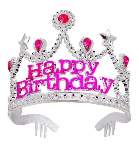 Tiara urodzinowa Happy Birthday, Widmann