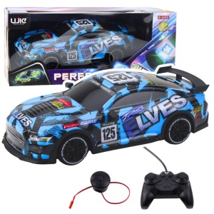 AUTKO SPORTOWE R/C NIEBIESKIE, LEANTOYS