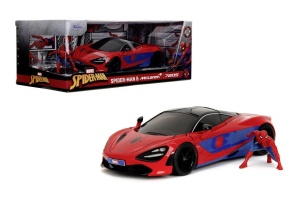 JADA SPIDER-MAN MCLAREN 1:24+FIGURKA, JADA