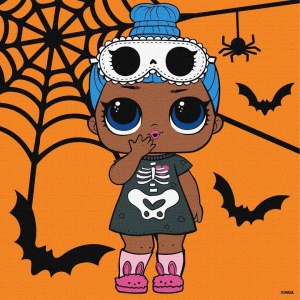 MALOWANIE PO NUMERACH - L.O.L. SURPRISE! 25X25CM