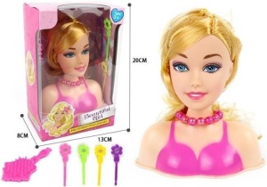 GŁOWA DO CZESANIA Z AKCESORIAMI, MERKPOL