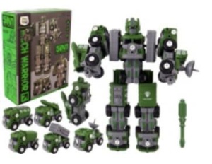 ROBOT 5W1 SKRĘCANY ZIELONY, PRO KIDS