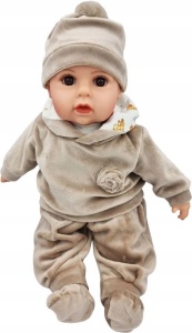 LALKA BOBAS MÓWI I ŚPIEWA 45CM, MARIOTOYS