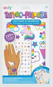 TATUAŻE ZMYWALNE + NAKLEJKI NA PAZNOKCIE, OOLY