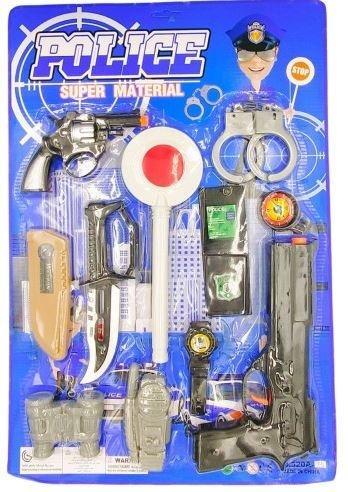 Zestaw policyjny z lizakiem, Pegaz Toys