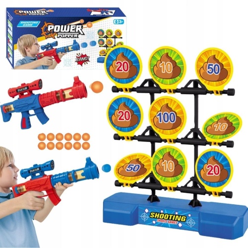 Zestaw do strzelania z piankowymi nabojami, Maksik