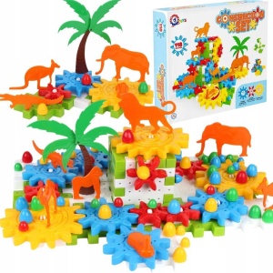 KLOCKI KONSTRUKCYJNE ZWIERZĘTA 118EL, TECHNOK